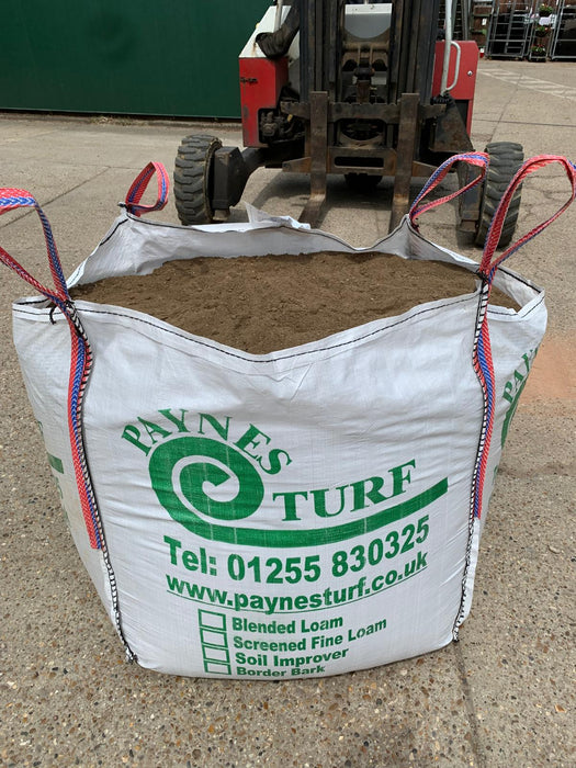 premium grade topsoil in a ton bag ready for delivery